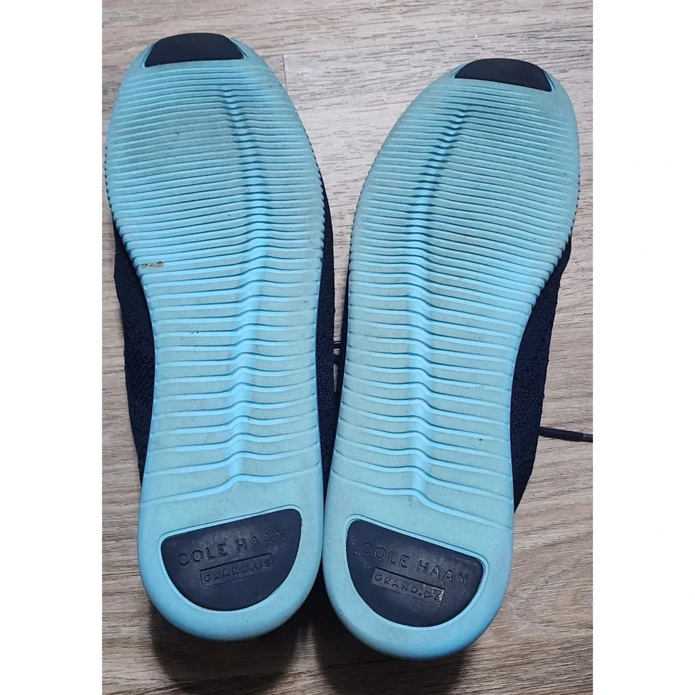 Cole Haan Women's 2.ZERØGRAND Navy Stitchlite Oxford Shoes Size 11B‎ W10863
